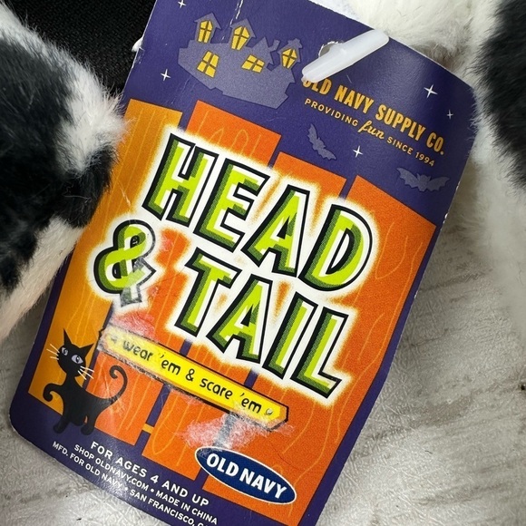 Old Navy COW EARS TAIL Dress up costume NWT - Picture 4 of 4